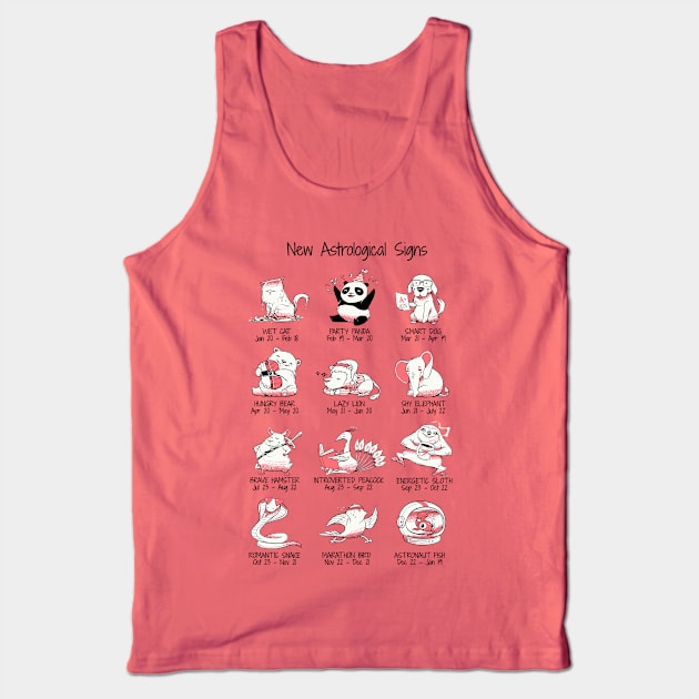 New Astrological Signs Tank Top by Tobe_Fonseca